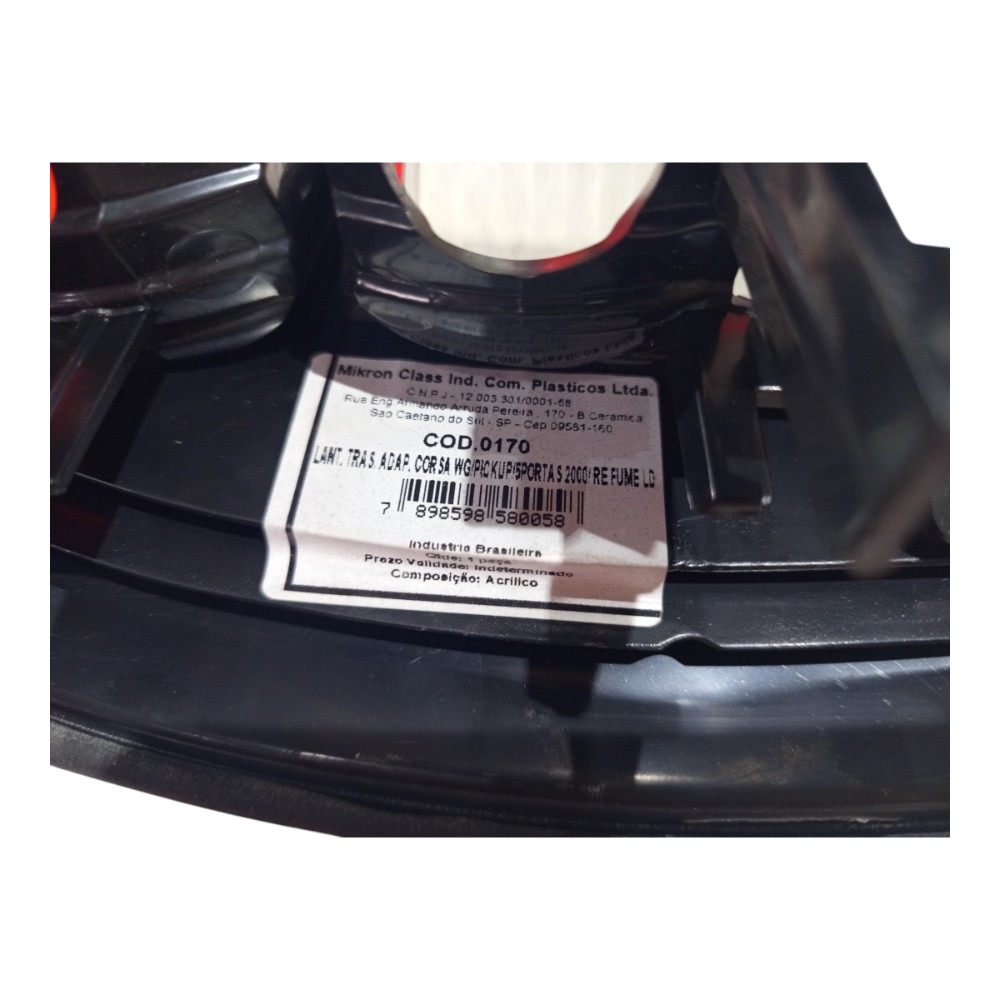 Lanterna Traseira Dir Chevrolet Gm Corsa Wind 1997 A 2004 Direito/passageiro Vermelha 5