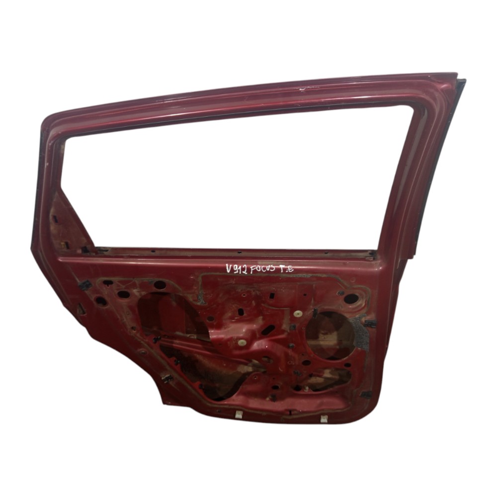 Porta Traseira Esquerda Ford Focus 2.0 16v 2001 A 2007 Traseira Esquerdo Vermelho 5