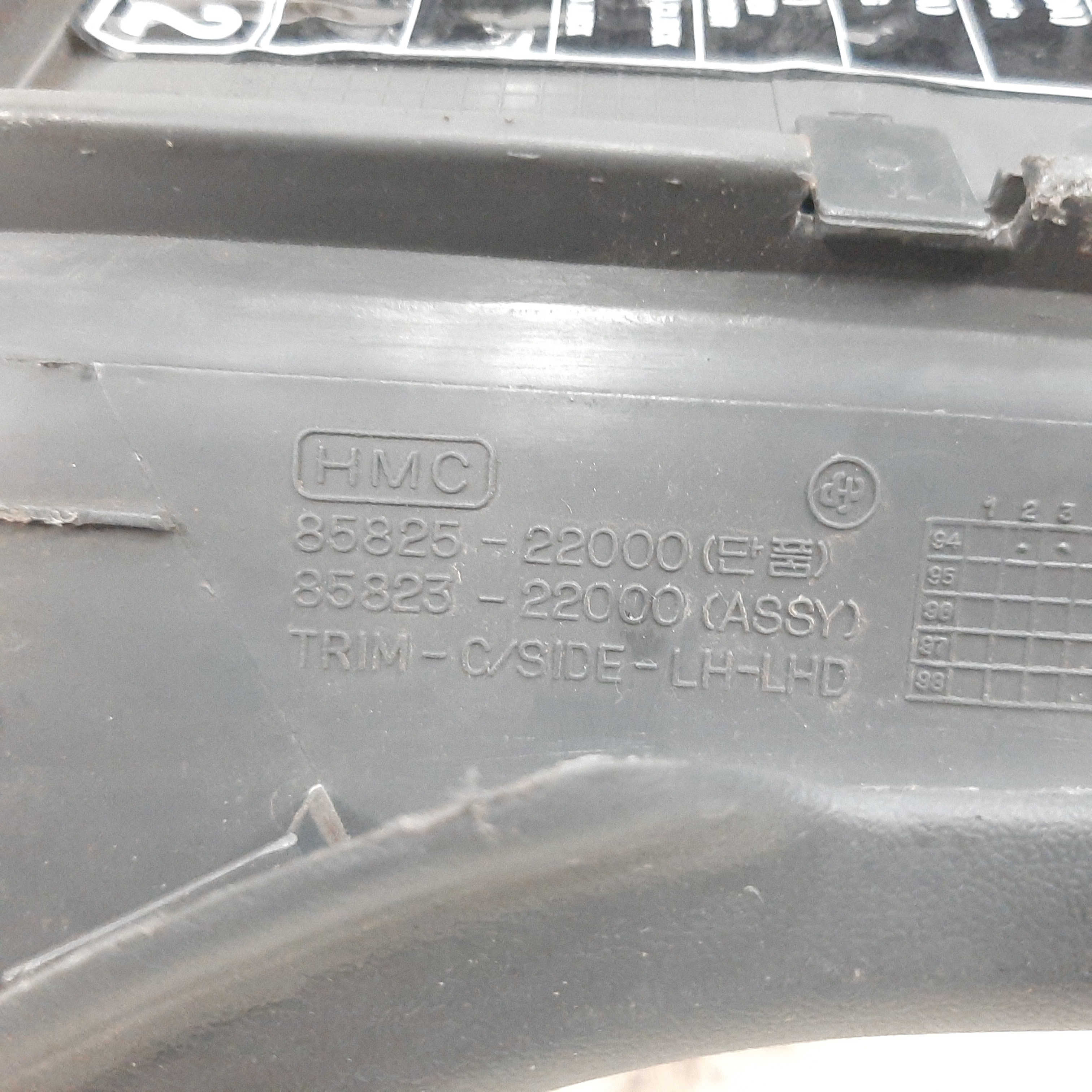 Tampa Caixa Fusível Hyundai Accent 1995 A 1999 8582522000 7