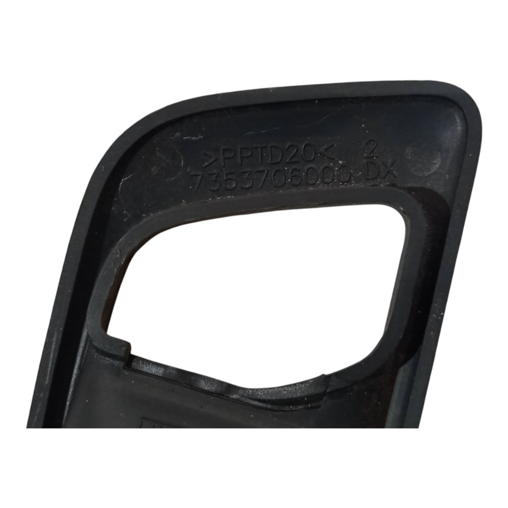 Moldura Maçaneta Interna Dianteira Le Fiat Siena 2012 A 2021 Preto Dianteira 3