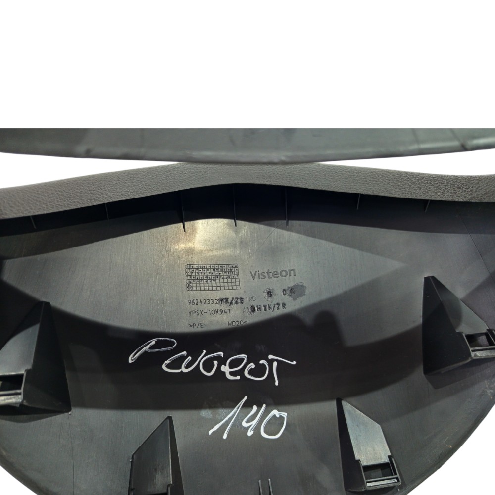 Moldura Acabamento Painel Instrumentos Peugeot 206 2001 A 07 Preto 5