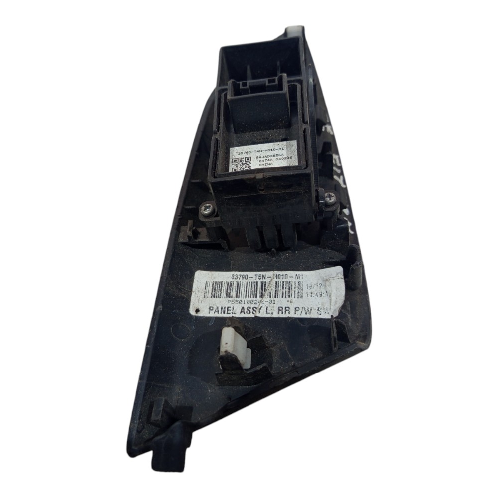 Moldura Botão Vidros Traseiro Esq Honda Fit 2015 2016 A 2021 5