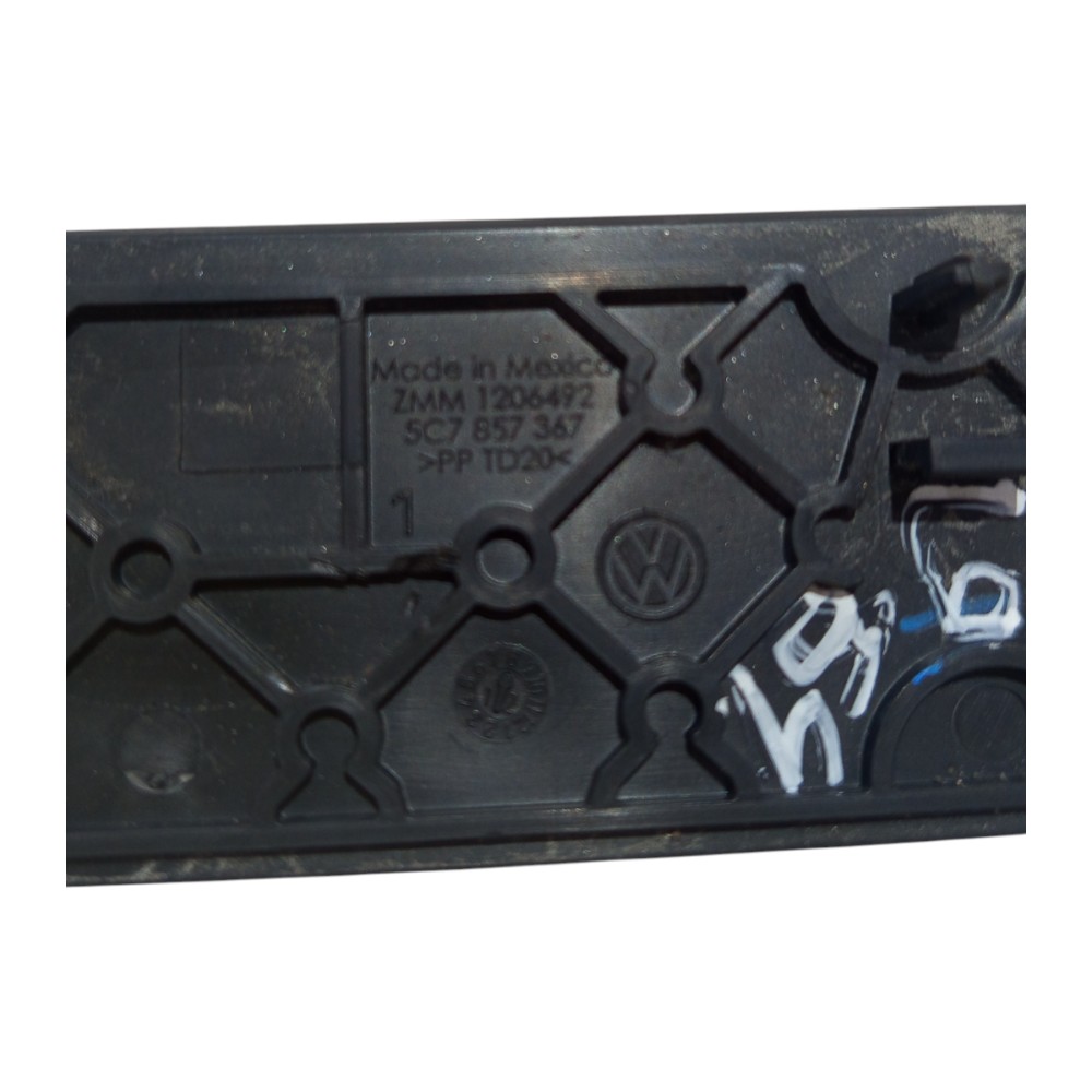 Acabamento Console Vw Jetta 2.0 Tsi 2011 A 2014 5c7857367 Preto 5