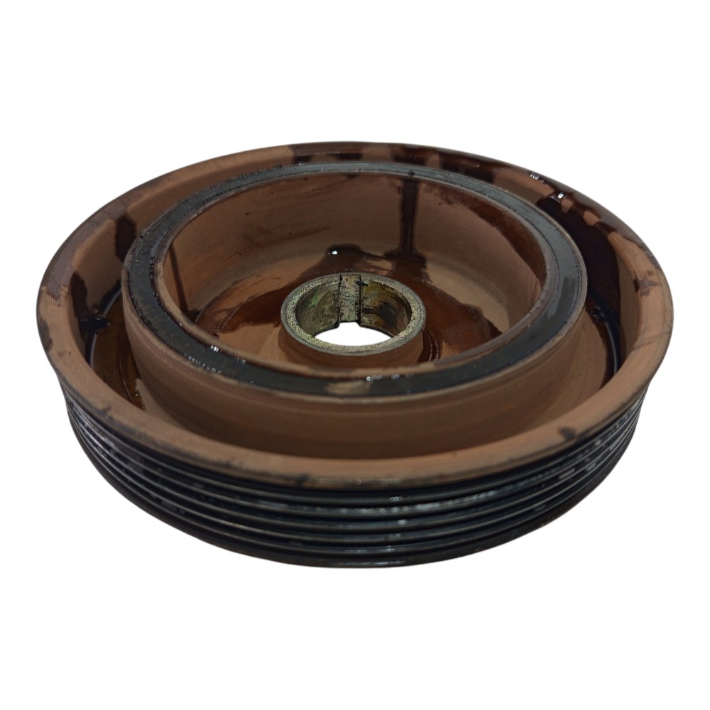 Polia Virabrequim Citroen C4 Vtr 2.0 16 V 2007 2008 2009 3