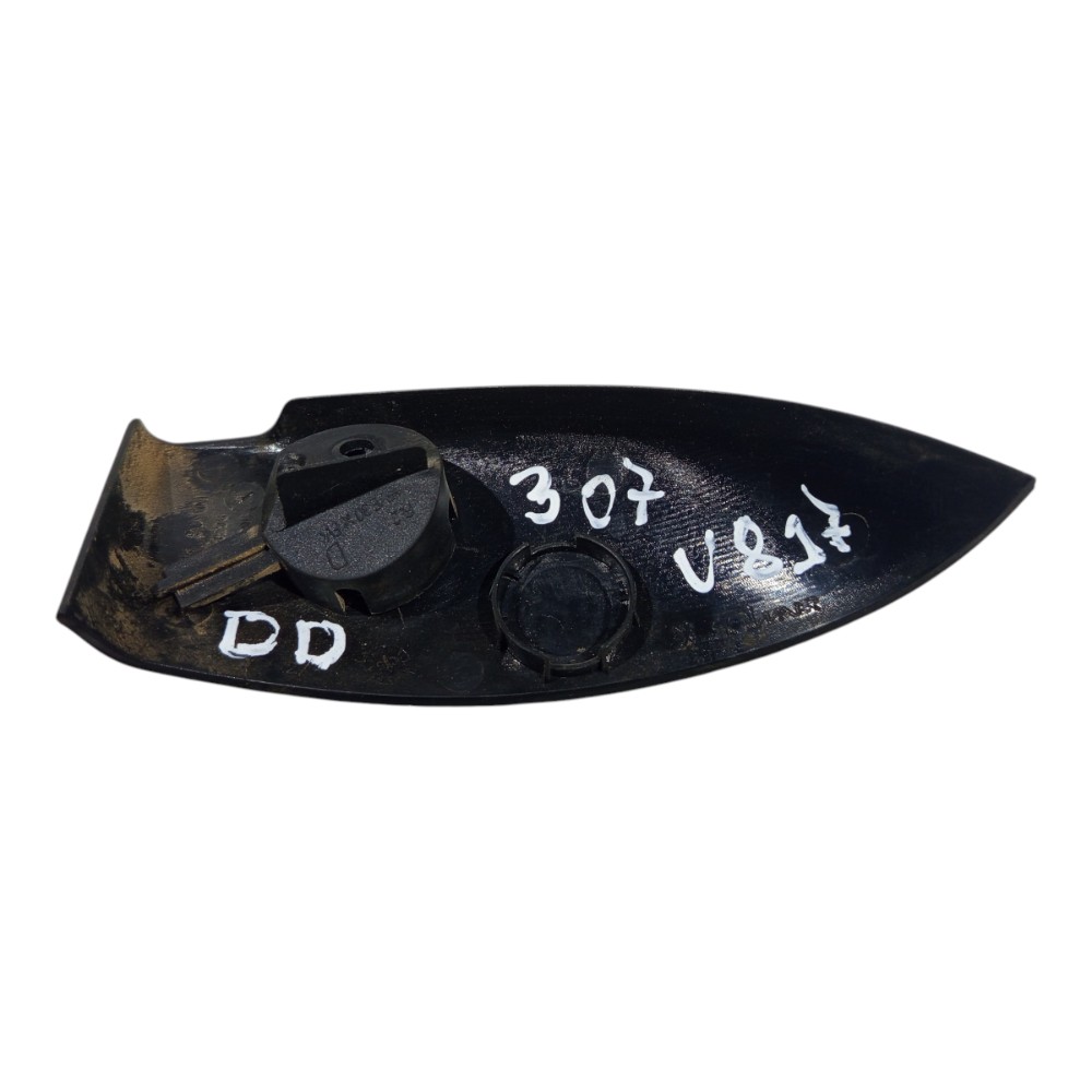 Acabamento Interno Retrovisor Direit 307 Peugeot 2001 A 2012 Preto 5