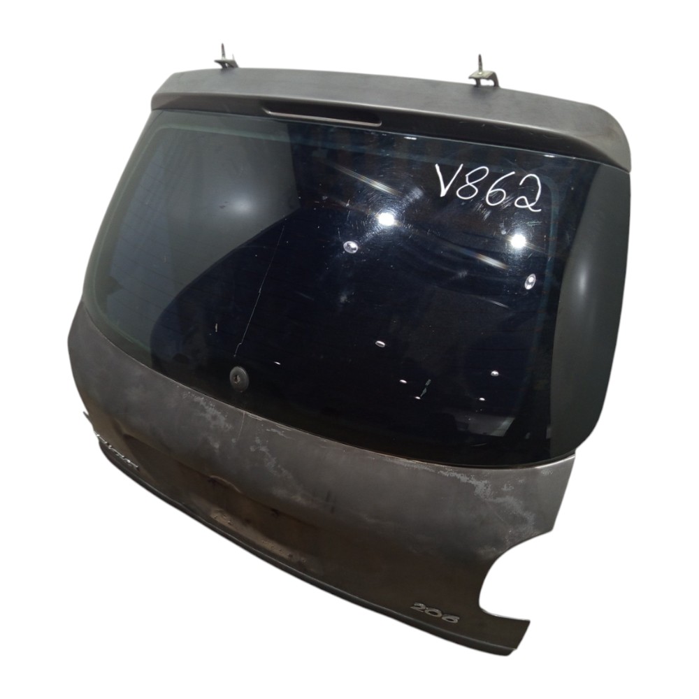 Tampa Traseira Porta Malas Peugeot 206 2001 2002 2003 A 2012 Cinza 2