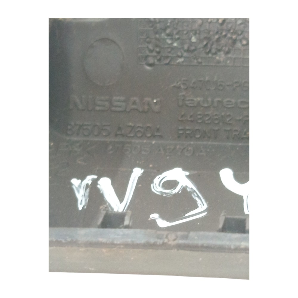 Acabamento Dianteiro Trilho Banco Nissan Livina 2009 A 2014 Preto 4