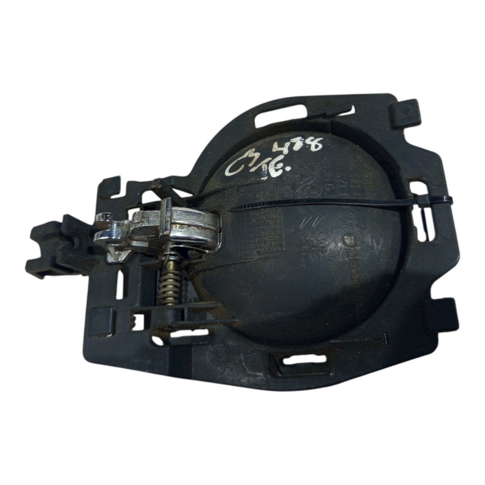 Maçaneta Interna Traseira Citroen C3 2003 2004 05 A 2012 Preto Traseira 7