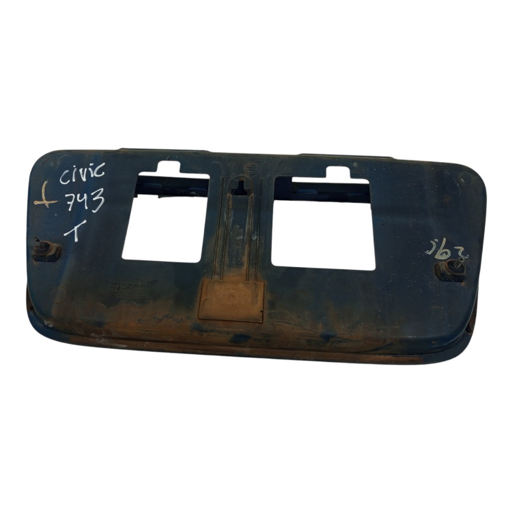 Moldura Suporte Placa Trasei Honda Civic 1997 1998 1999 2000 3