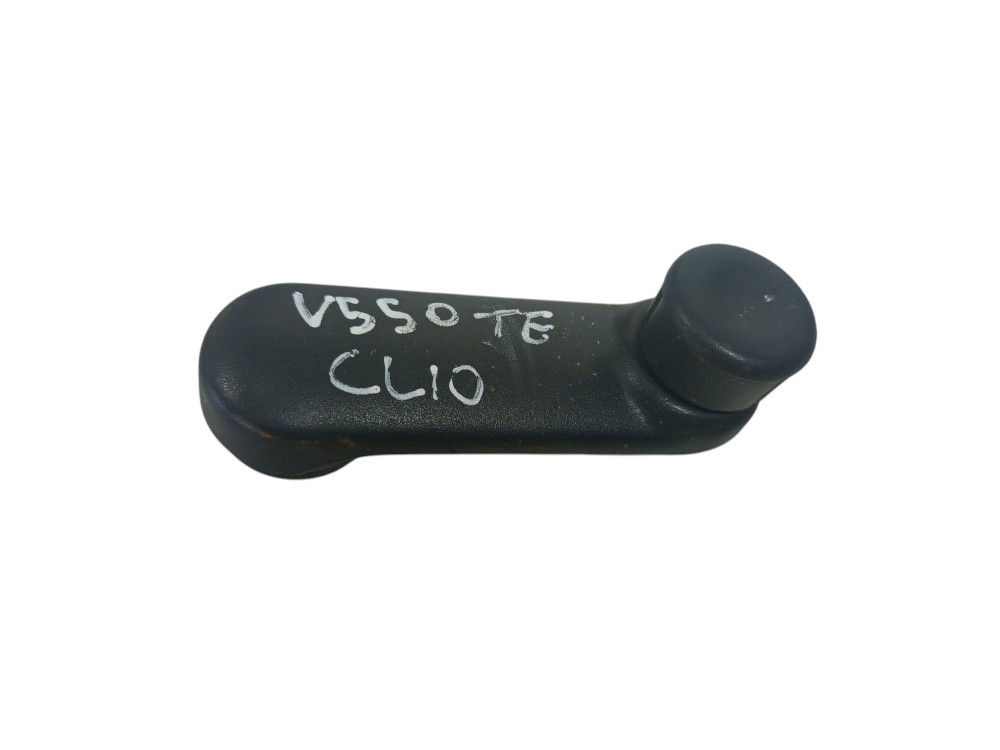 Manivela Vidro Traseiro Esquerdo Renault Clio 2000 A 2012  Preto 2