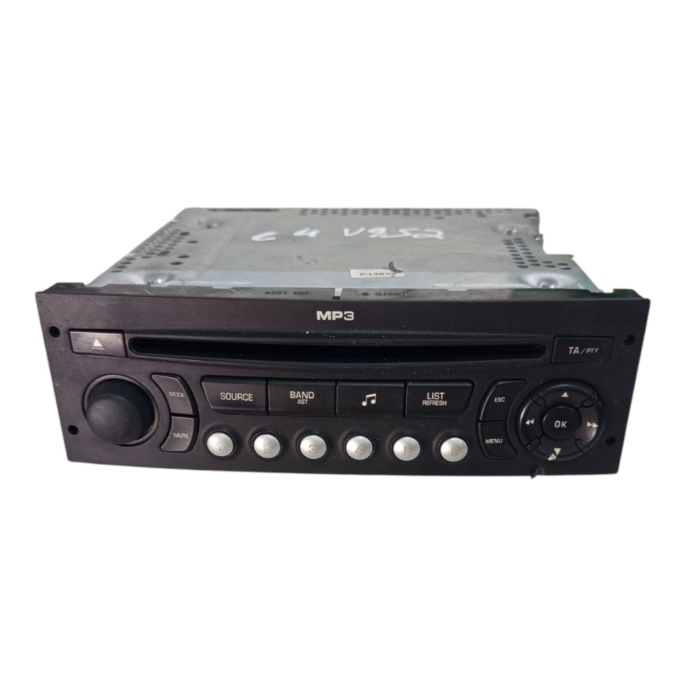 Radio Cd Player Citroen C4 Picasso 2009 A 2014