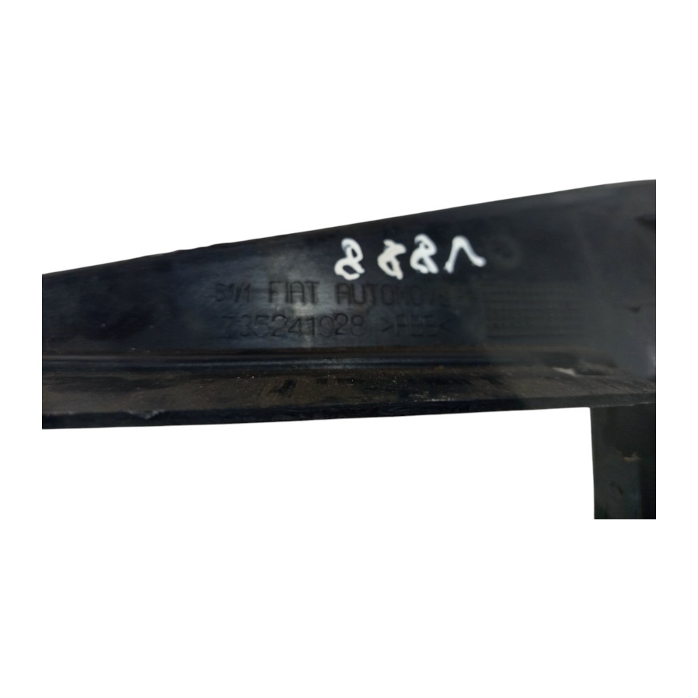 Moldura Painel Preto Radio Fiat Palio 1996 1997 1998 A 2002 Preto 7