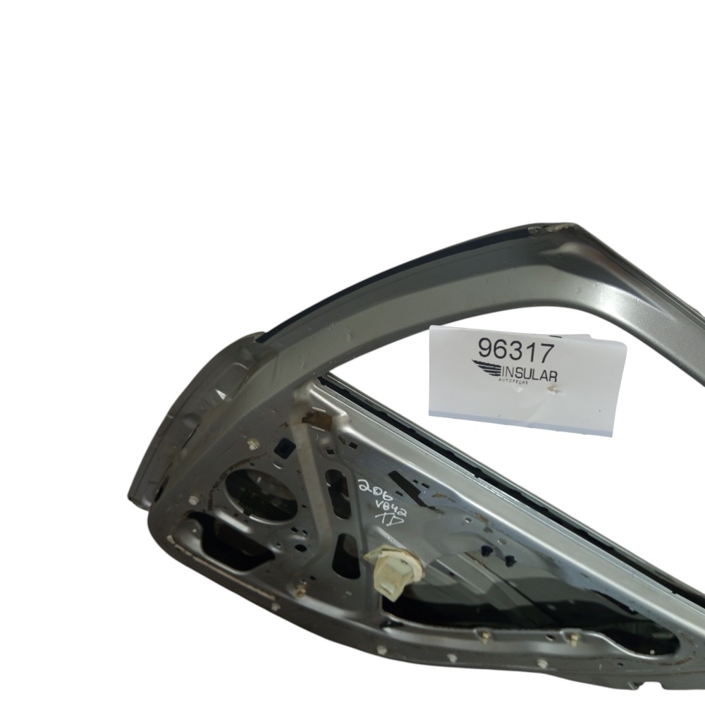 Porta Prata Traseira Direito Peugeot 206 2001 2002 03 A 2008 Traseira Direita Prateado 10