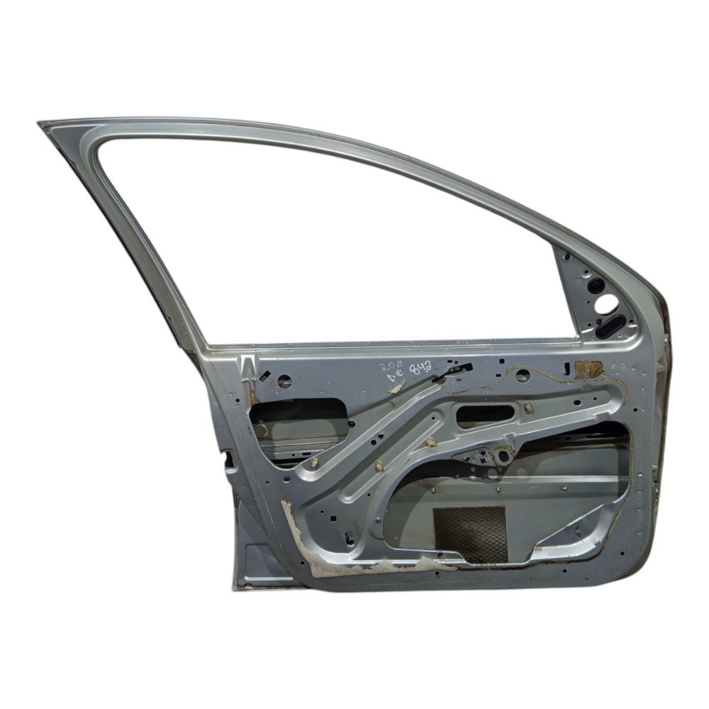 Porta Prata Dianteira Esquerda Peugeot 206 2001 2002 A 2010 Dianteira Esquerdo Prateado 4