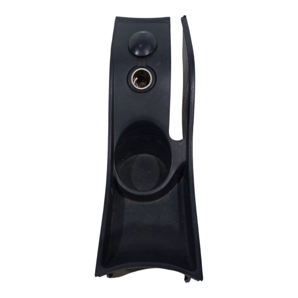 Moldura Freio Mão Porta Copo Tomada Citroen C4 2007 A 2013 Preto 4