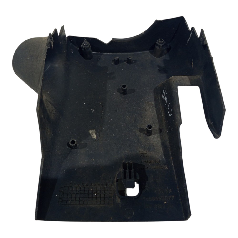 Moldura Inferior Chave Seta Coluna Citroen C3 2003 A 2012  Preto 8