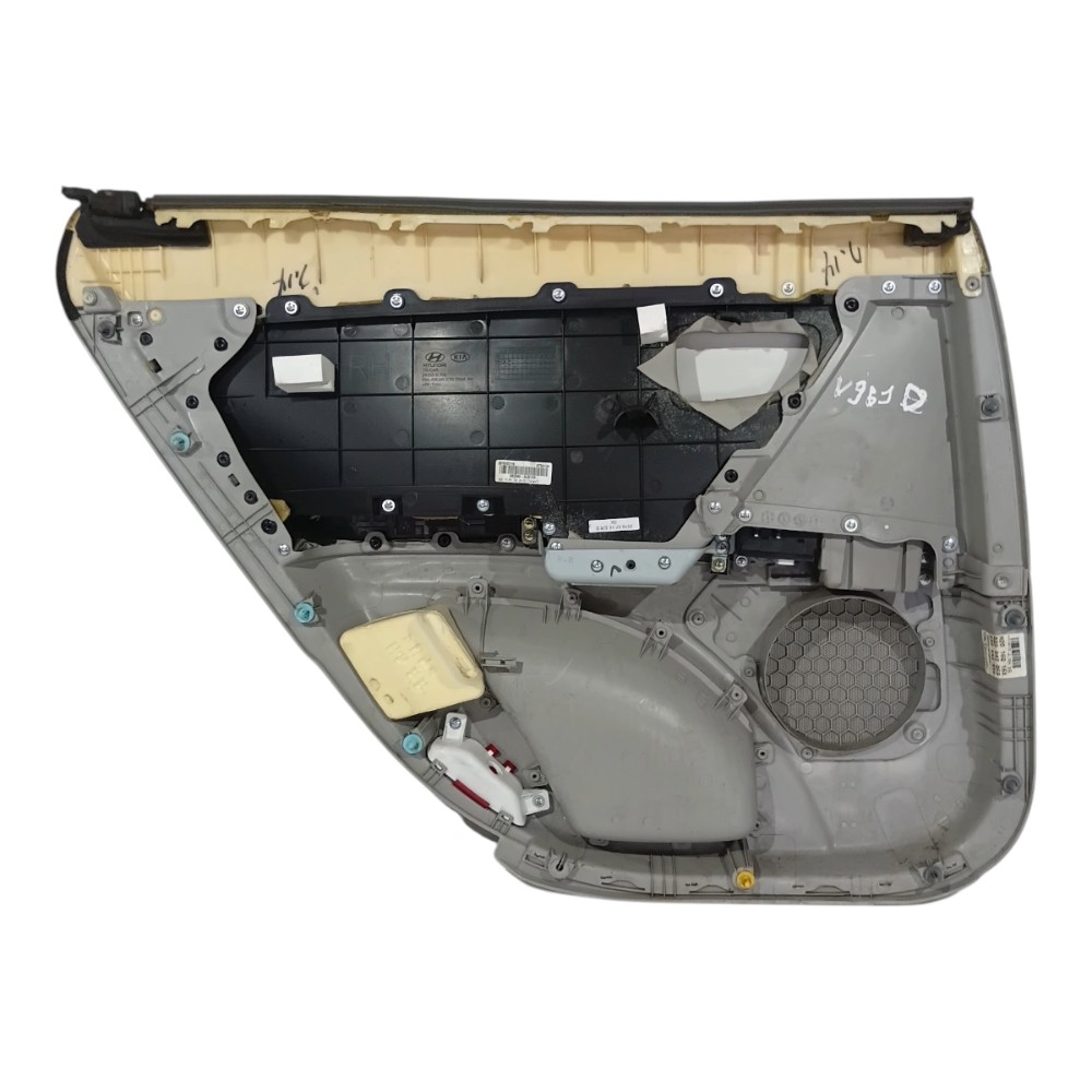 Forro Porta Traseira Direita Botão Hyundai Azera 2007 A 2011 5