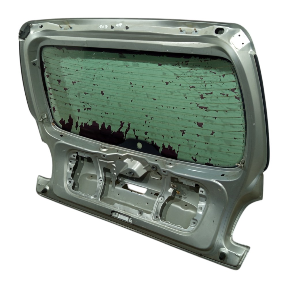 Tampa Porta Malas Peugeot 206 1999 2000 2001 2002 A 2012 Prateado 2