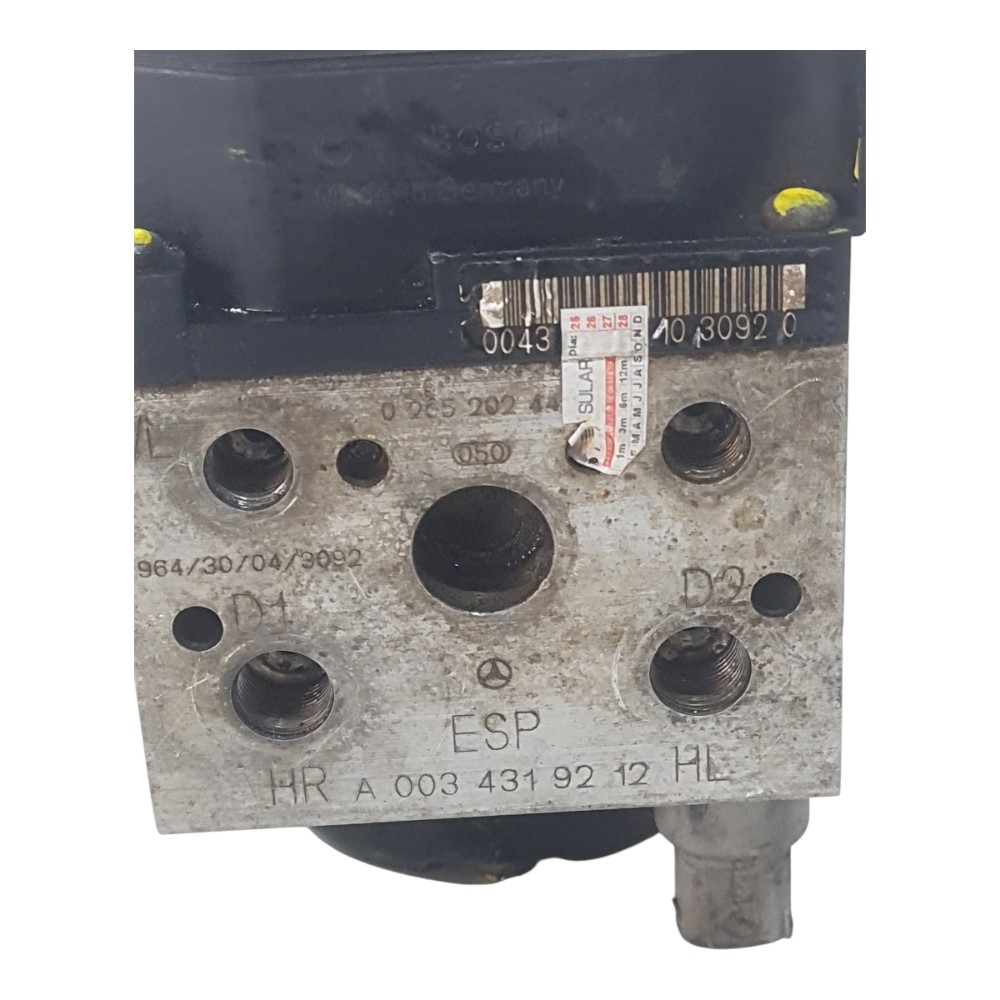 Modulo Abs Mercedes Benz A 160 8v 1999 2000 2001 02 A 2005 2