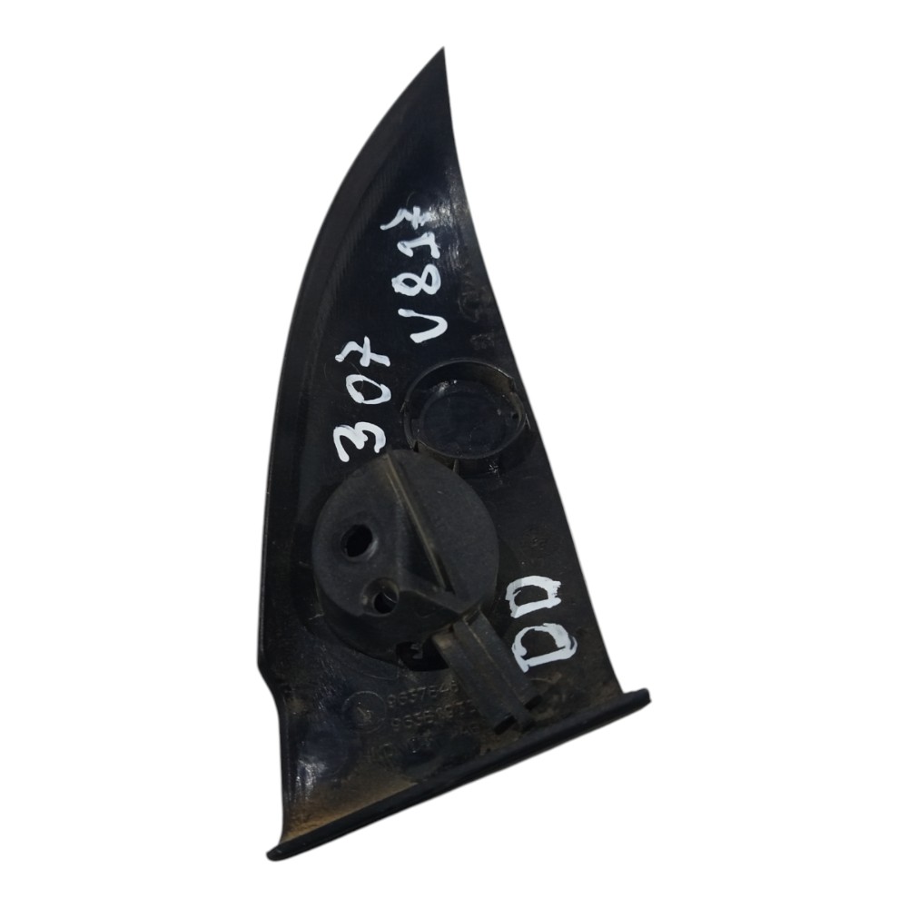 Acabamento Interno Retrovisor Direit 307 Peugeot 2001 A 2012 Preto 6