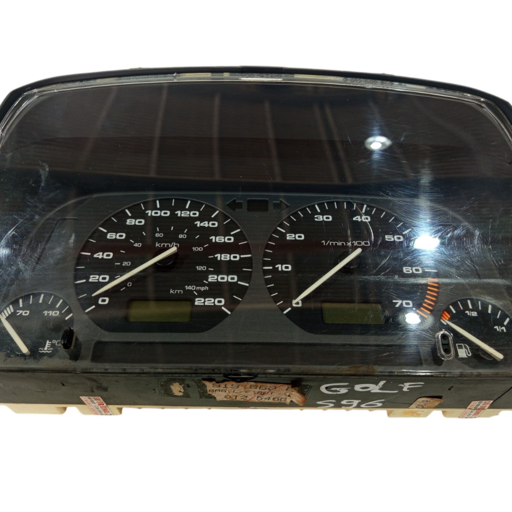 Painel Instrumentos Velocímetro Vw Golf Mk3 1994 1995 A 1999 Preto 6
