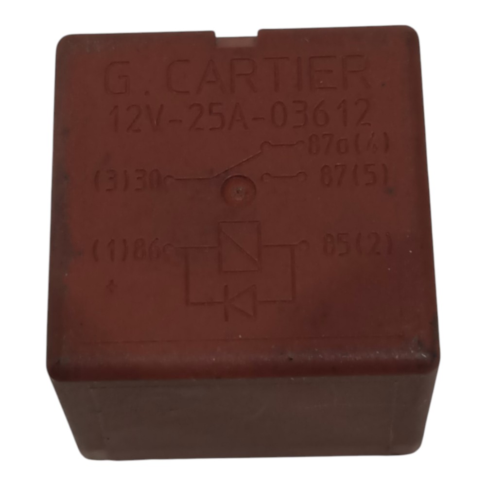 Módulo Relé Renault Sandero Logan 12v 25a03612 2009 A 2012 Marrom 2