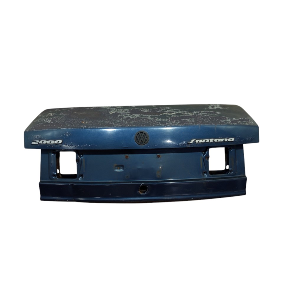 Capo Tampa Traseira Porta Malas Vw Santana 1990 1991 A 2006 Azul 1
