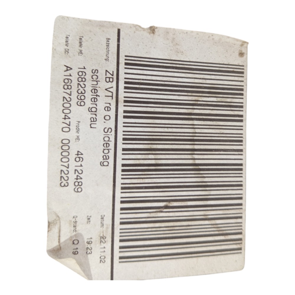 Forro De Porta Dianteiro Direito M/benz Cla 190 2003 A 2005 7