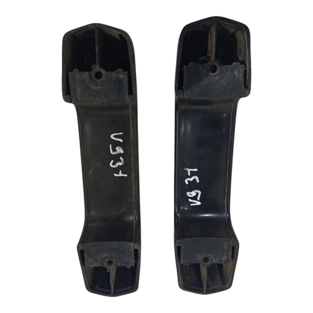 Par Puxador Interno Porta Dianteira Gol 1.0 1999 A 2005 Preto Dianteira 3