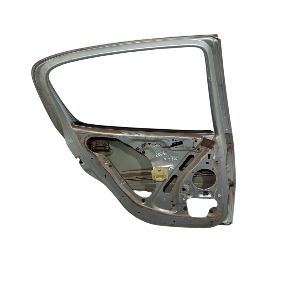 Porta Traseira Esqueda Peugeot 206 2001 2002 2003 A 2006 Traseira Esquerdo Prateado 2