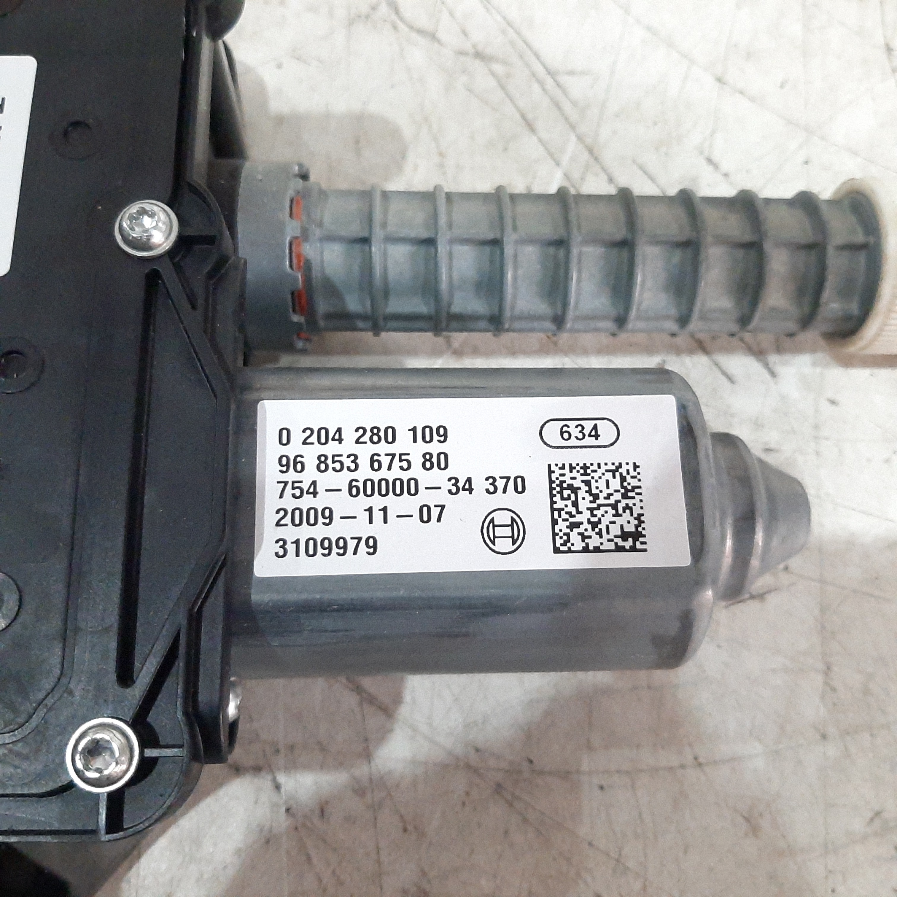 Motor do freio de mão c4 485 kd1 9