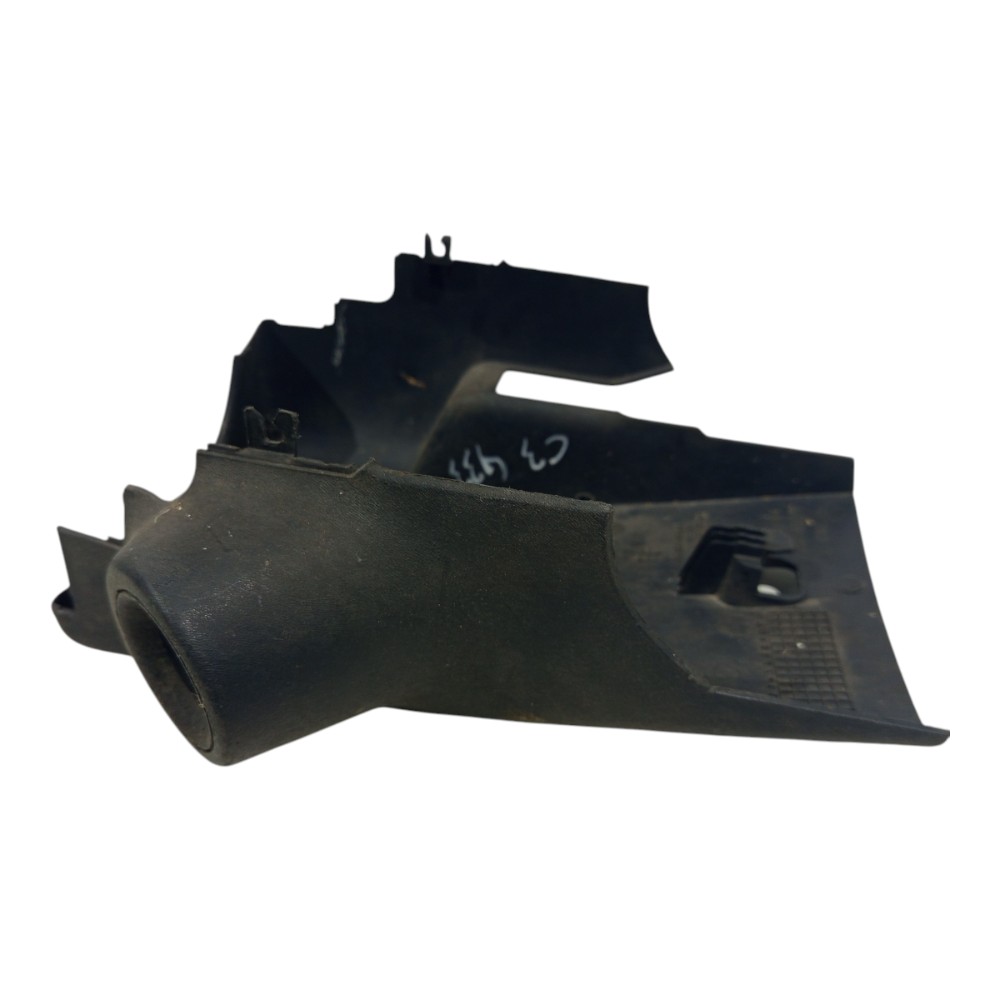 Moldura Inferior Chave Seta Coluna Citroen C3 2003 A 2012  Preto 5