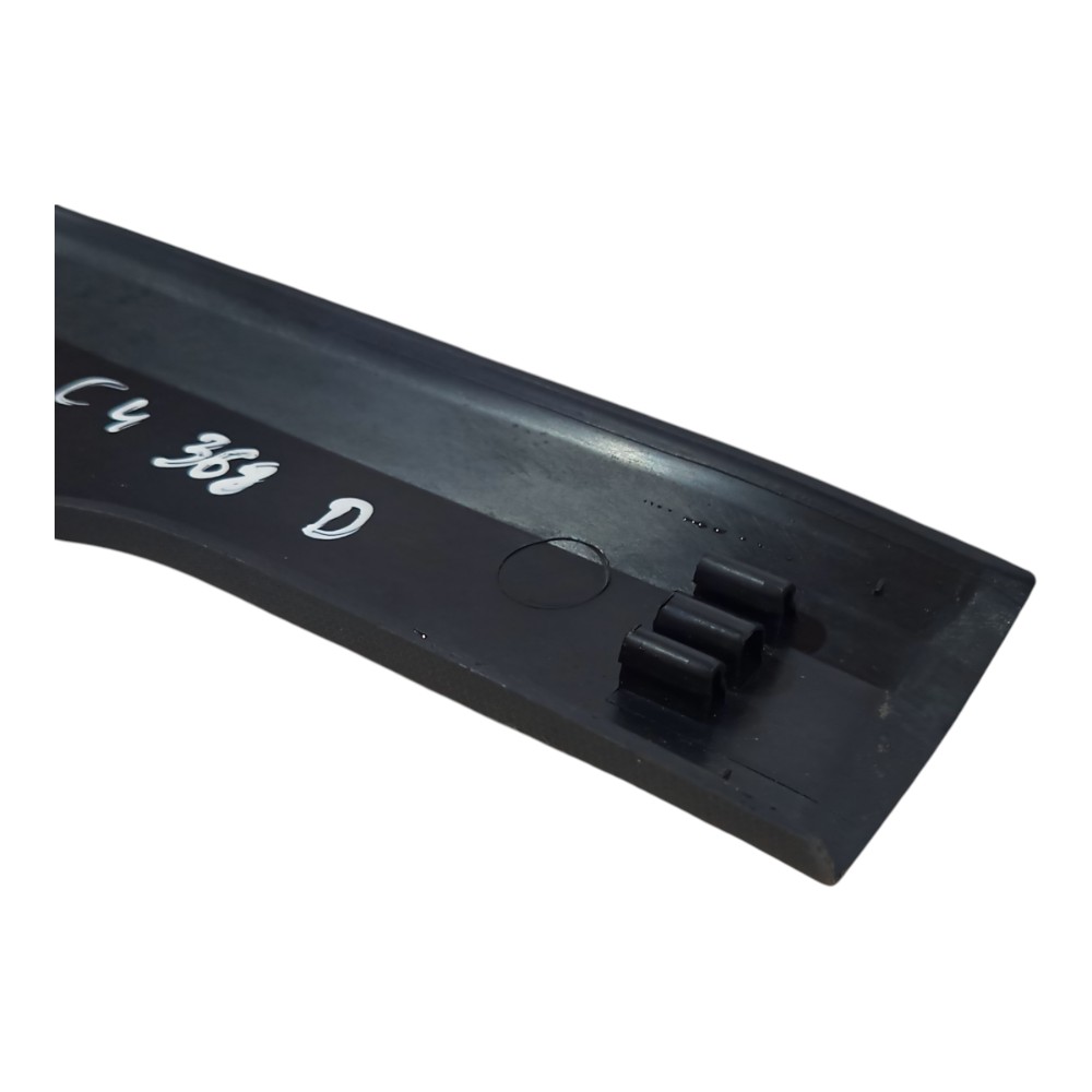 Acabamento Soleira Porta Tras Direita Citroen C4 2007 A 2013 Preto 5