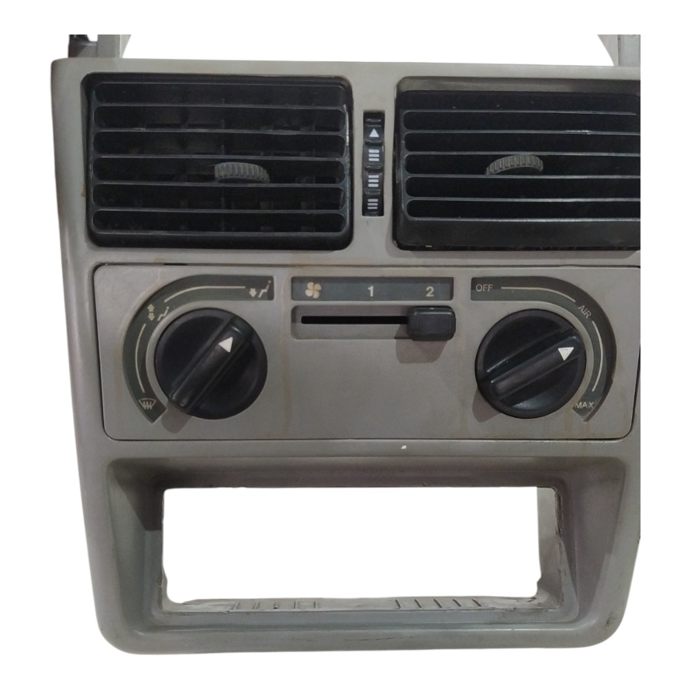 Moldura Painel Central Comando Ar Fiat Uno Mille 2005 Origin 2