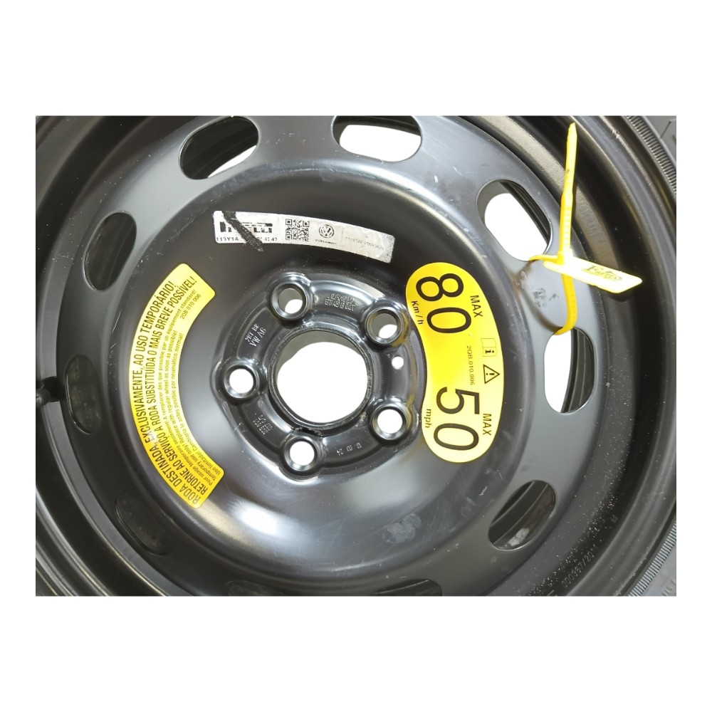 Roda Estepe aro vw t-cross tsi 1.0 2022 2033 a 2025 6