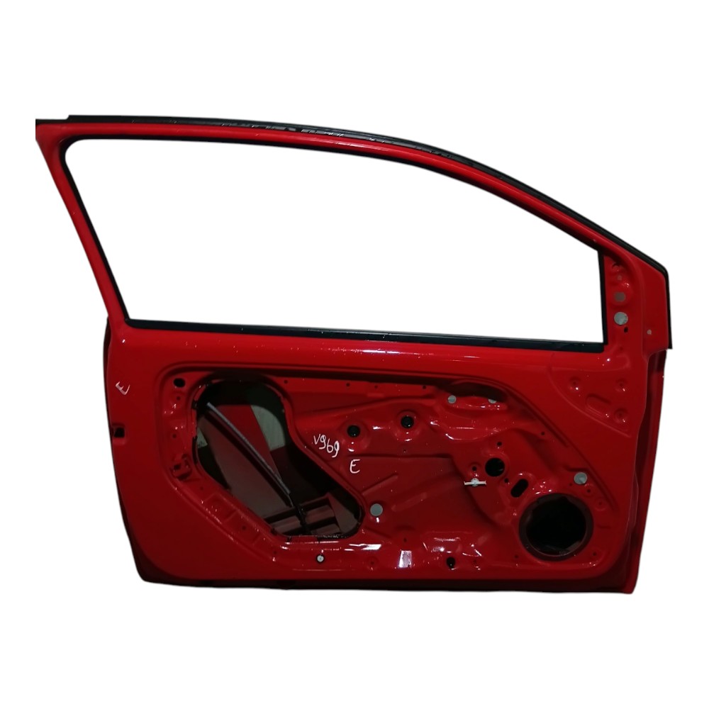 Porta Maçaneta Dianteira Esquerda Volkswagen Up 2014 A 2020 Vermelho Dianteira 2