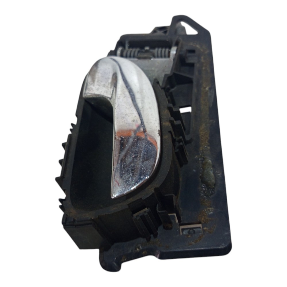 Macaneta Interna Traseiro Peugeot 307 2007 2008 A 2013 Preto E Cromado Dianteira 1