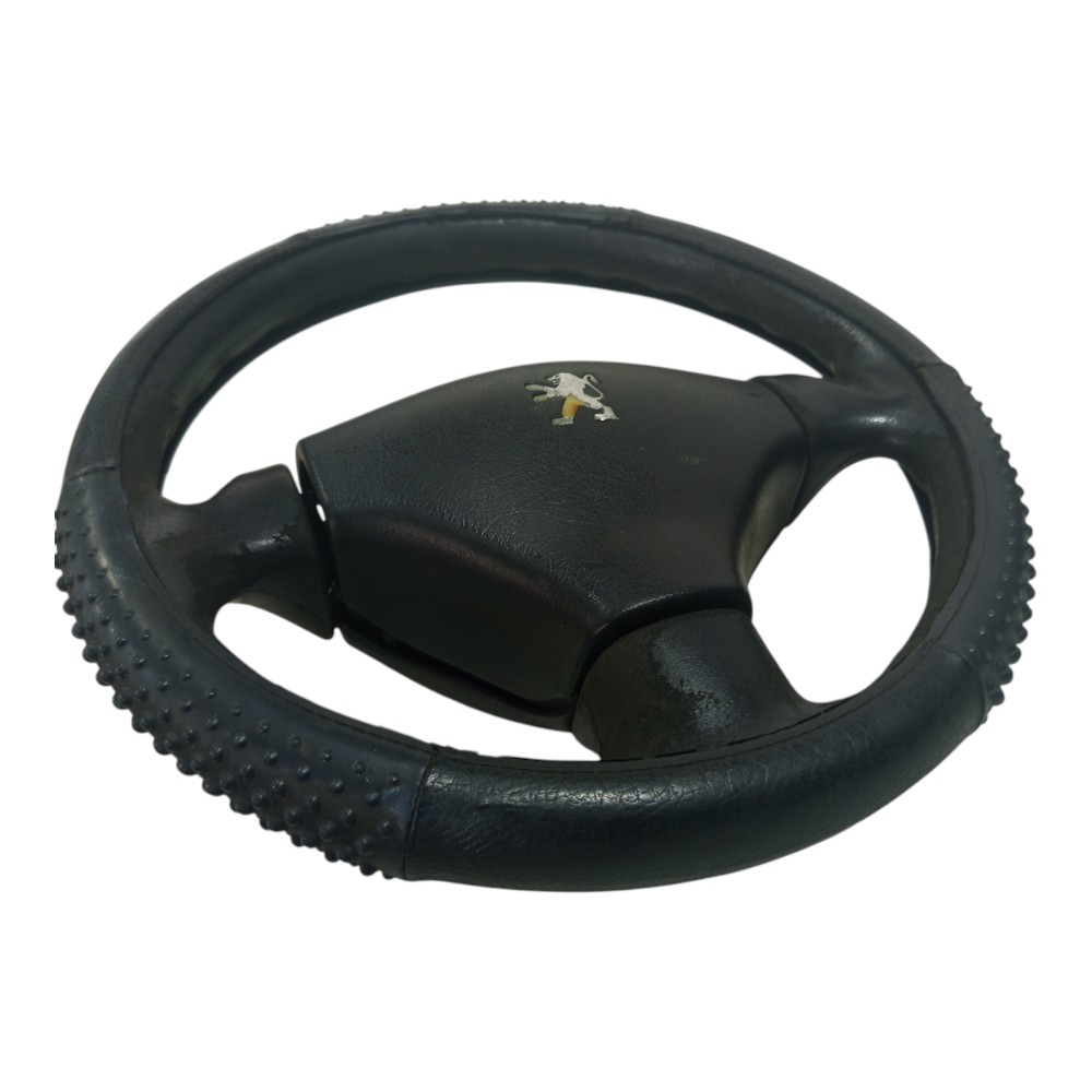 Volante Direção Peugeot 206 2000 2001 2002 2003 2004 A 2008 Preto 7