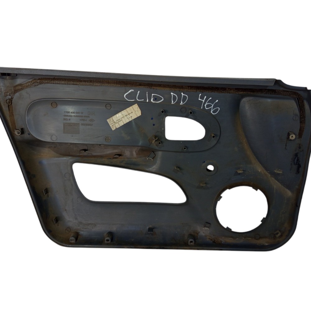 Forro Porta Dianteira Direita Renault Clio 2000 2001 A 2012 Preto 3