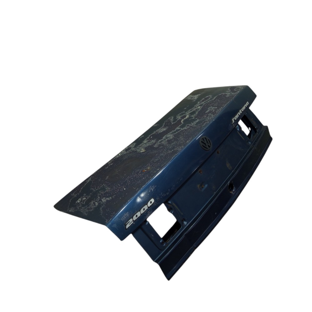 Capo Tampa Traseira Porta Malas Vw Santana 1990 1991 A 2006 Azul 4