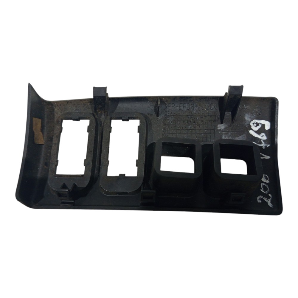 Acabamento Botão Peugeot 206 2001 2002 2003 2004 2005 A 2008 Preto 7