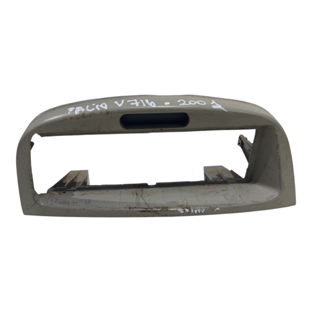 Moldura Rádio Som Painel Fiat Palio 2001 2002 2003 A 2006 Bege 1