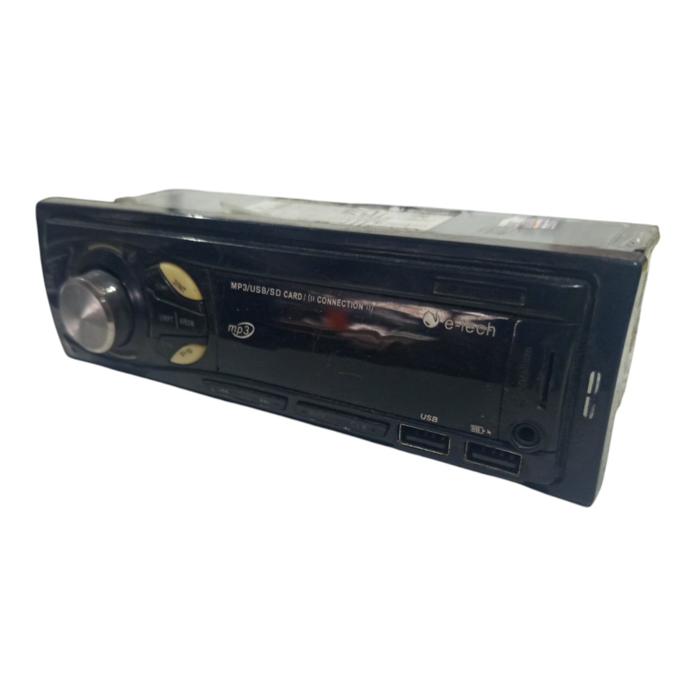 Aparelho Rádio Som Automotivo E-tech Mp3 Universal 2