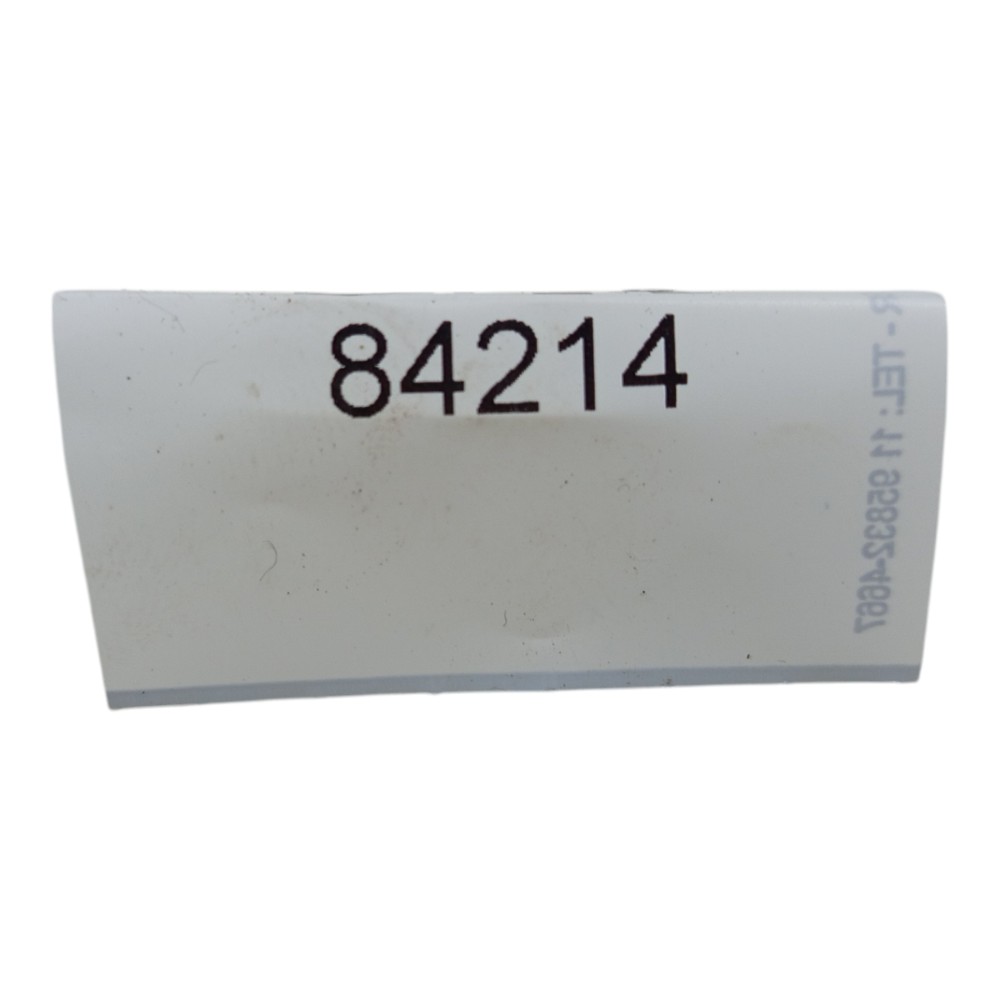 Moldura Maçaneta Interna Traseira Esq  Peugeot 206 207 2009 Preto Traseira 8