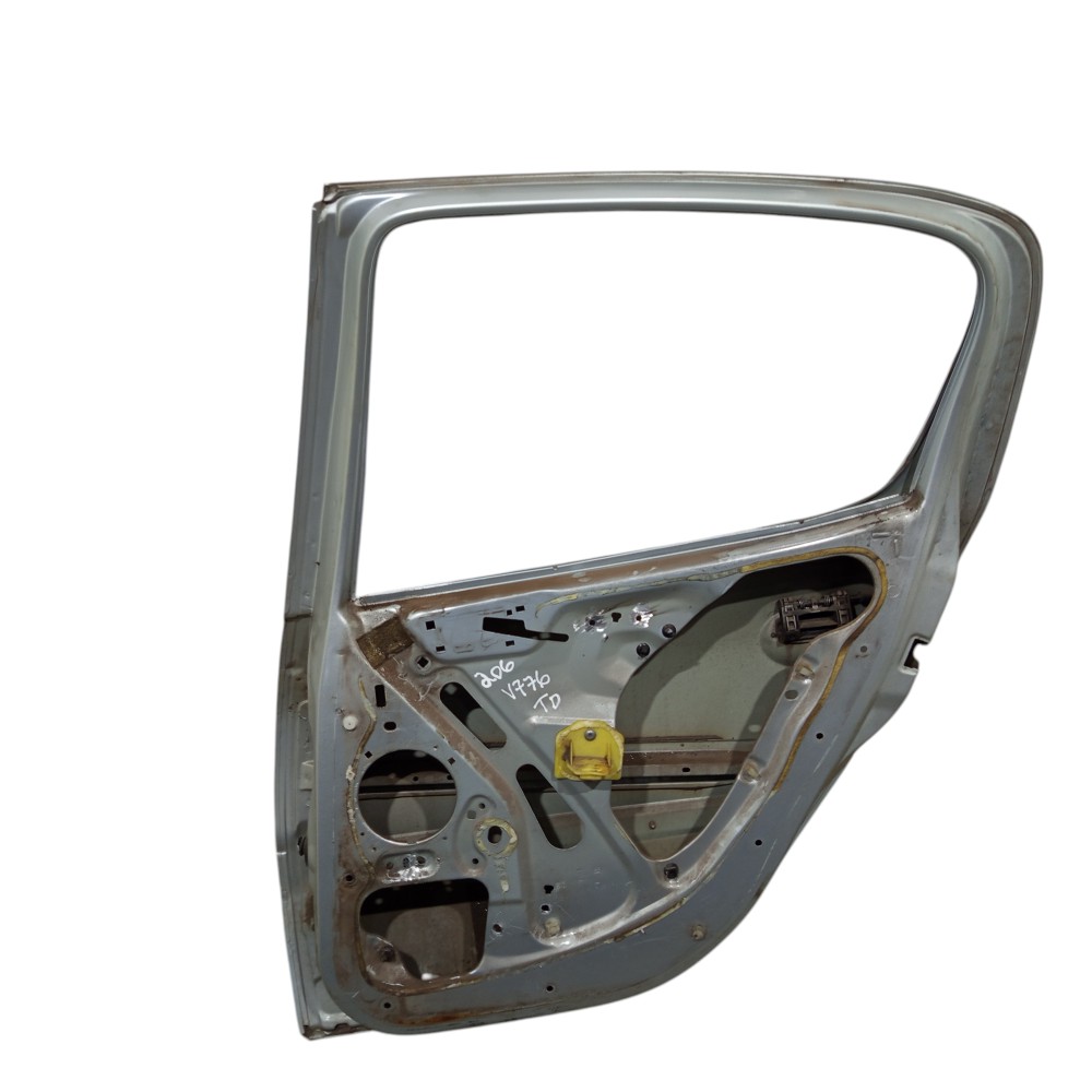 Porta Traseira Direita Peugeot 207 2005 2006 2007 A 2012 Traseira Direito Prateado 4