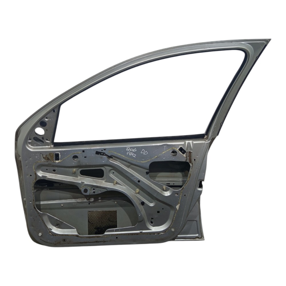 Porta Prata Dianteira Direita Peugeot 206 2001 2002 A 2008 Dianteira Direito Prateado 8