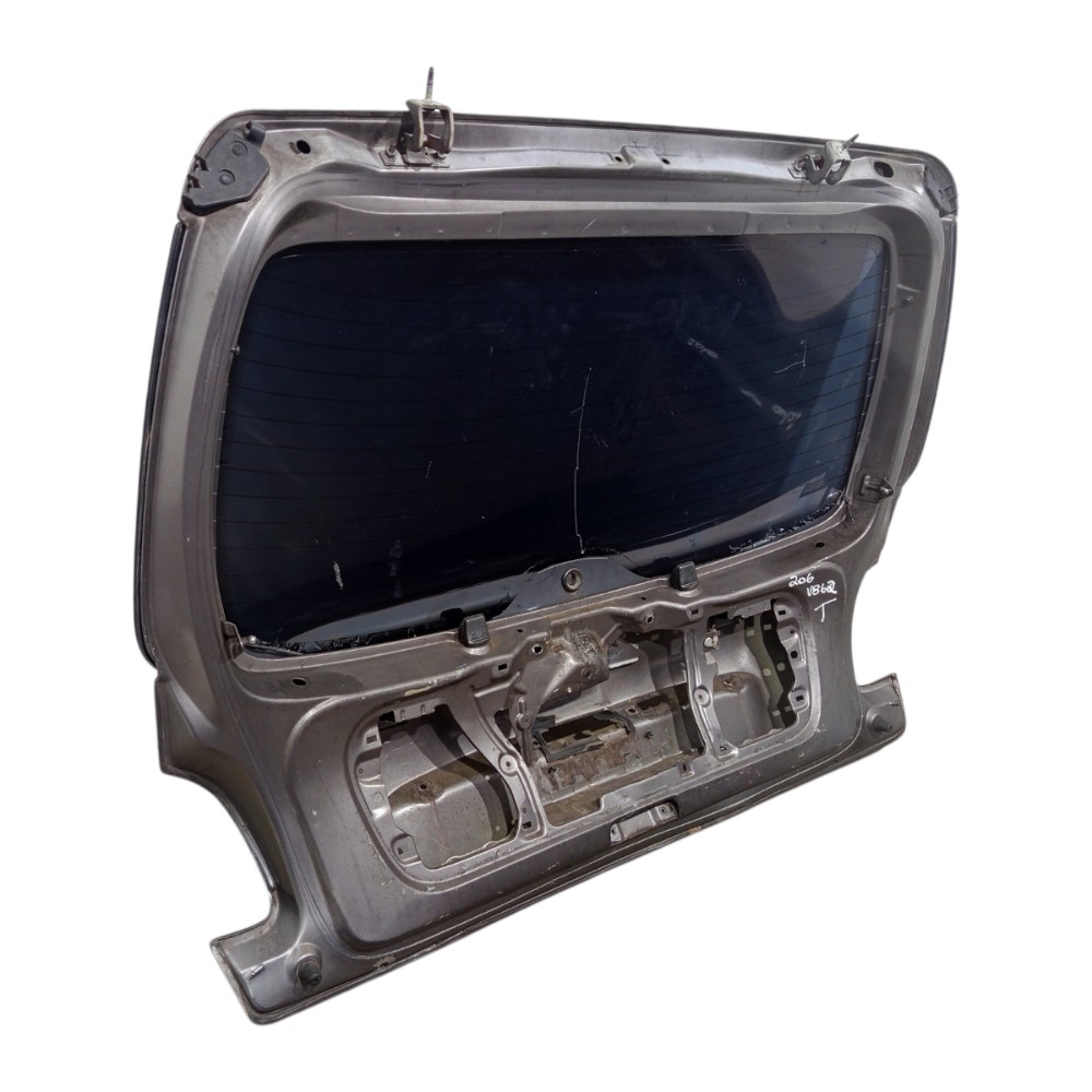 Tampa Traseira Porta Malas Peugeot 206 2001 2002 2003 A 2012 Cinza 5