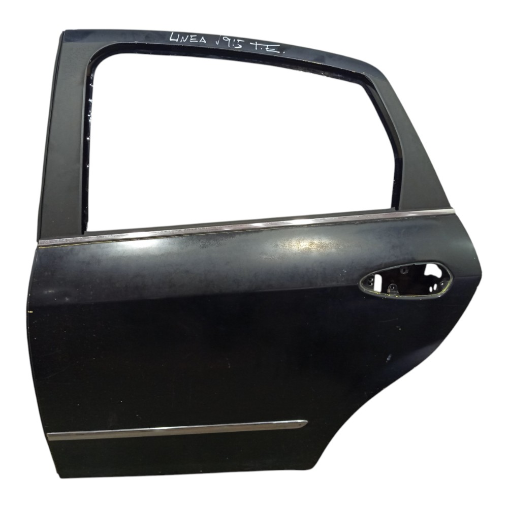 Porta Traseira Le C/detalhes Fiat Linea 2009 2010 A 2014 Traseira Esquerdo Preto 1