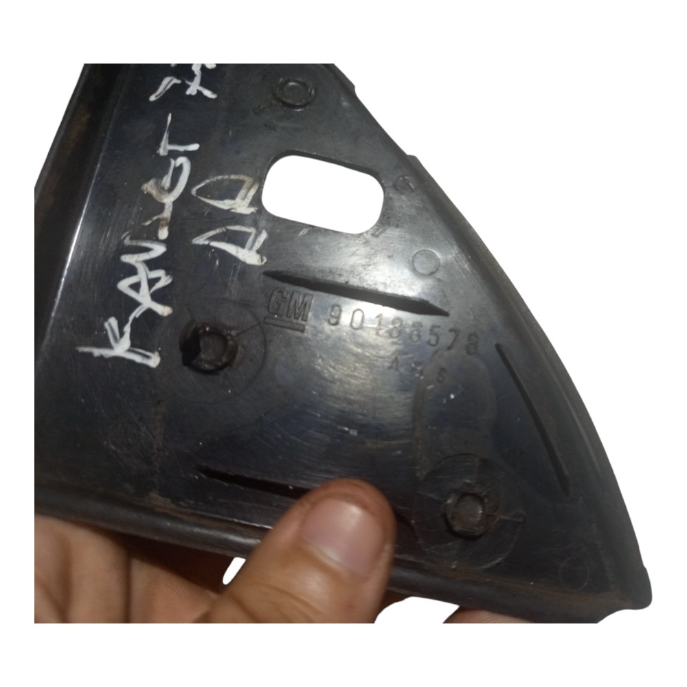 Acabamento Interno Retrovisor Direito Gm Kadett 1989 A 1997 Preto 4
