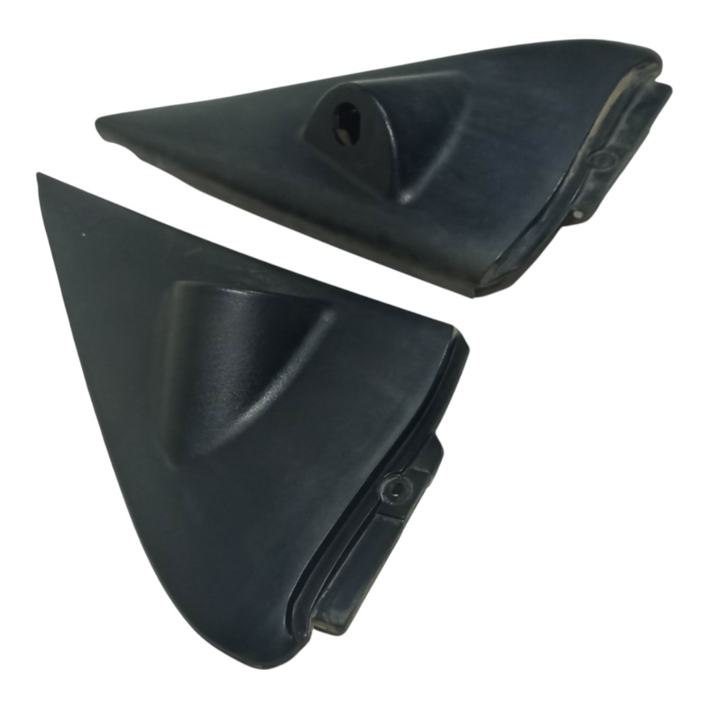 Par Moldura Interna Retrovisor Vw Gol 1995 1996 1997 A 2005 Preto 2
